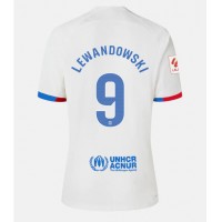 Barcelona Robert Lewandowski #9 Bortatröja 2023-24 Korta ärmar